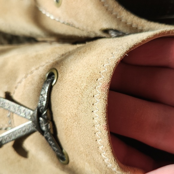 Cole Haan Air Brown Leather Tassel Performance Slides Shoes Women Sz 8B - Picture 10 of 15
